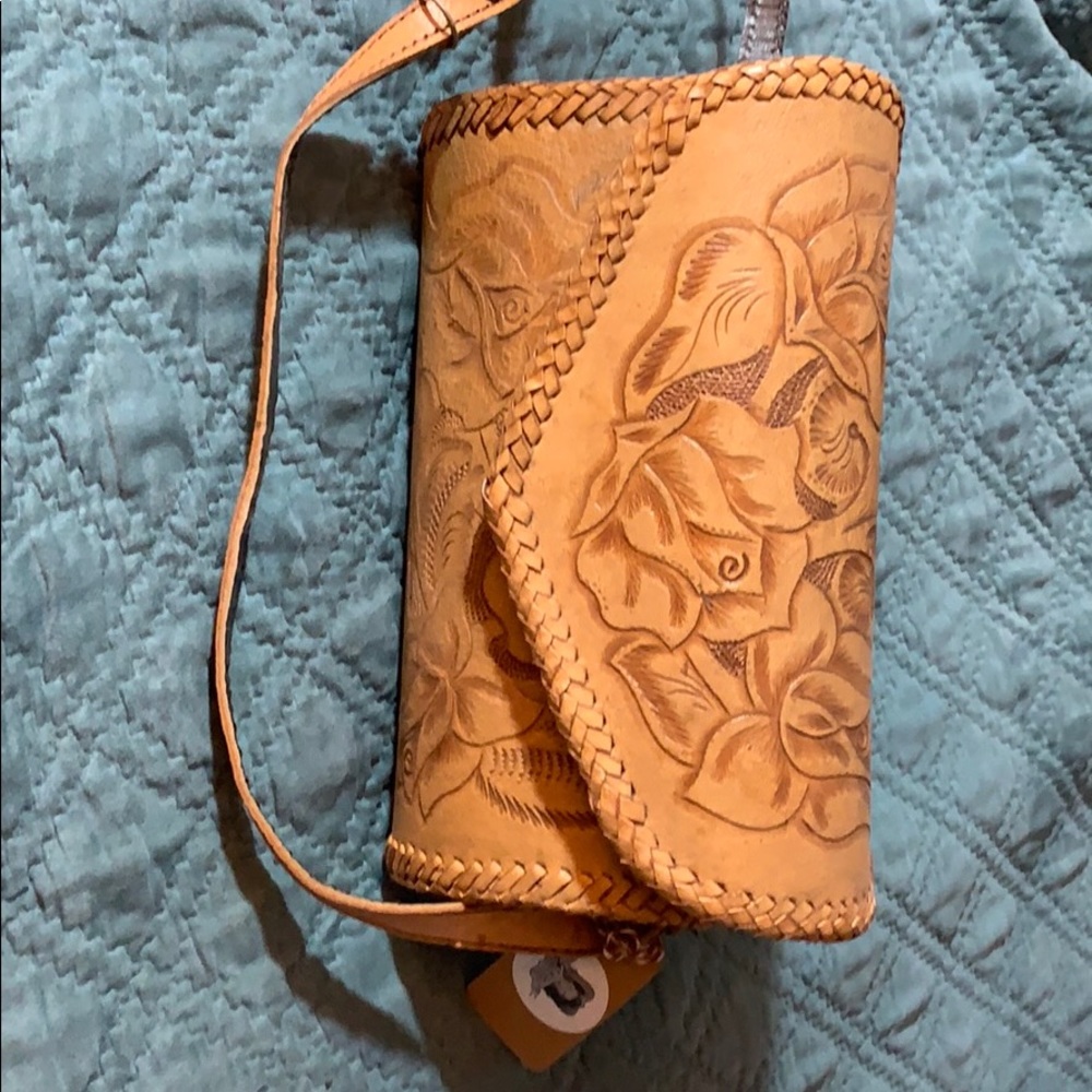 Embossed Mexican style purse
